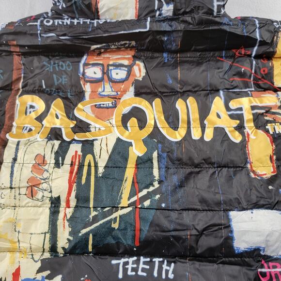 Jean-Michel Basquiat x Members Only 'Alchemy' Puffer Jacket Sz L (565) - Picture 5 of 13